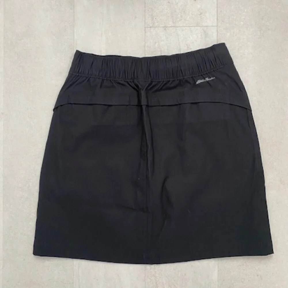 NWT Eddie Bauer Rainier Pull On Black Skort Skirt Sz 2 - Picture 5 of 10
